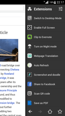 Screenshot of the application Translator for Next Browser - #5
