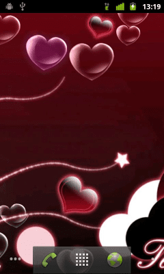 Screenshot of the application Sweet Heart Live Wallpaper - #2