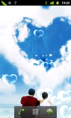 Screenshot of the application Sweet Heart Live Wallpaper - #3