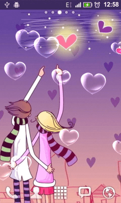 Screenshot of the application Sweet Heart Live Wallpaper - #7