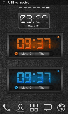 Screenshot of the application GO Clock Widget - #5