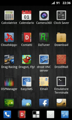 Screenshot of the application ADW theme | Faenza - #7