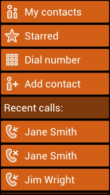 Screenshot of the application BL Orange Theme - #2