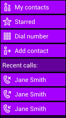 Screenshot of the application BL Violet Theme - #2