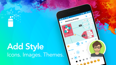 Screenshot of the application MindMeister: Online Mind Mapping - #4