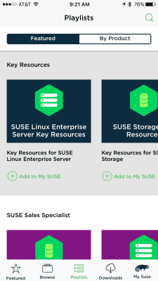 Screenshot of the application SUSE to Go - #3