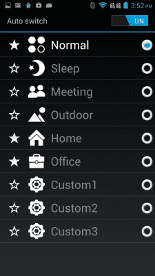 Screenshot of the application acer Auto Profile - #2