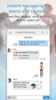 Screenshot of the application U - Webinars, Meetings & Messenger - #7
