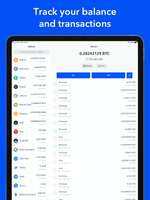 Screenshot of the application Bitcoin Wallet - Buy BTC - #5