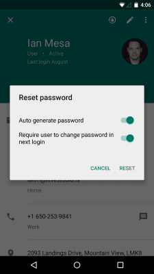 Screenshot of the application Google Admin - #3