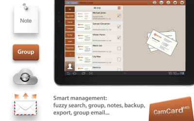 Screenshot of the application CamCard HD Free-BizCard Reader - #3