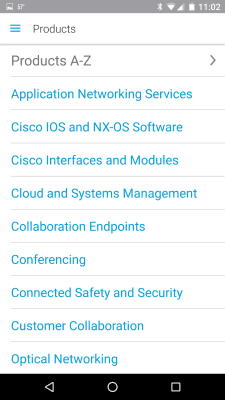 Screenshot of the application Cisco - #3