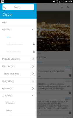 Screenshot of the application Cisco - #6