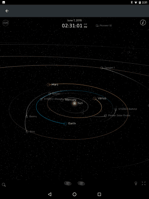 Screenshot of the application NASA App - #13