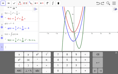 Screenshot of the application GeoGebra Classic - #2