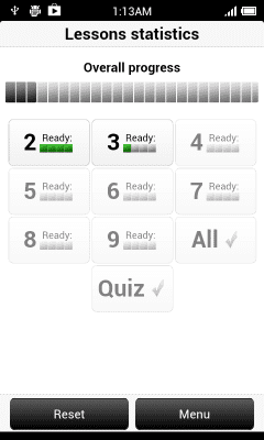 Screenshot of the application Multiplication Table by MyIntelligentKids - #5