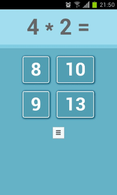 Screenshot of the application Math for Kids - #5
