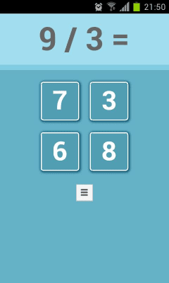 Screenshot of the application Math for Kids - #7