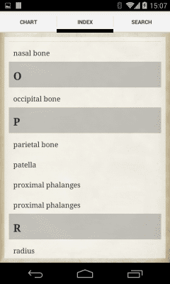 Screenshot of the application Bones - #6