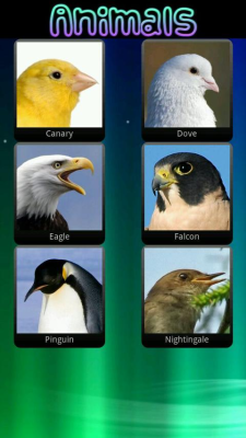Screenshot of the application Animal sounds for children - #3
