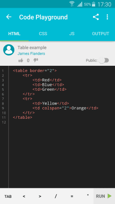 Screenshot of the application Learn HTML - #4