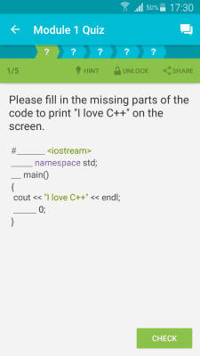 Screenshot of the application Learning C++ - #2
