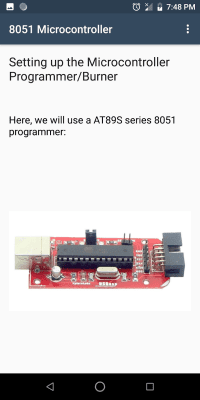 Screenshot of the application 8051 Microcontroller Programming - #3
