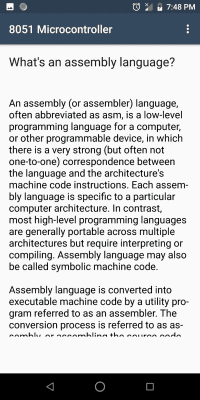 Screenshot of the application 8051 Microcontroller Programming - #5