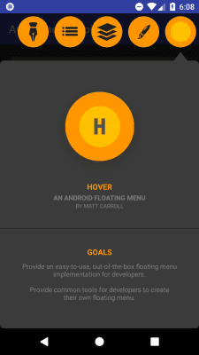 Screenshot of the application Awesome Android - UI Libraries - #2