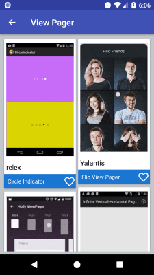 Screenshot of the application Awesome Android - UI Libraries - #3