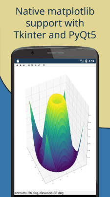 Screenshot of the application Pydroid 3 - Educational IDE for Python 3 - #6