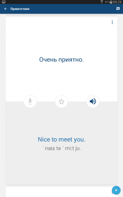 Screenshot of the application Phrasebook - #9