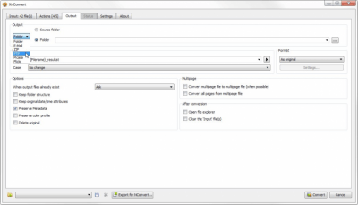 Screenshot of the application XnConvert - #2