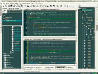 Screenshot of the application jEdit - #4