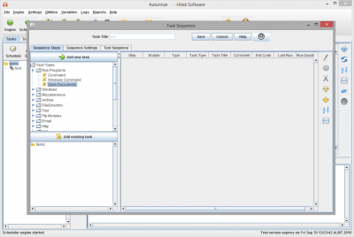Screenshot of the application Automize - #5