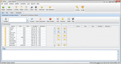 Screenshot of the application JaSFtp - #2
