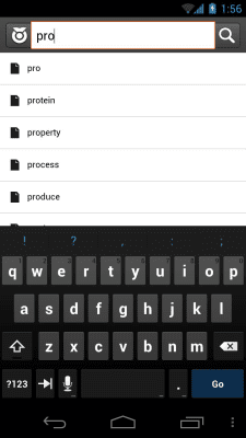 Screenshot of the application Wiktionary - #2