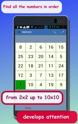 Screenshot of the application Brain.Attention.Memory.Development - #4