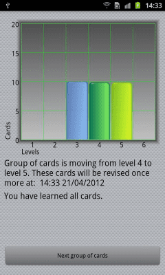 Screenshot of the application Flash Card Quiz - #2
