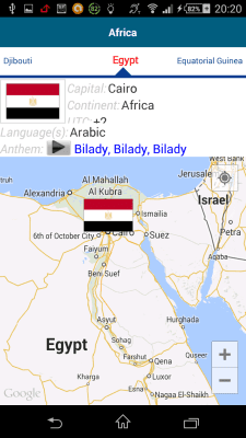 Screenshot of the application Arabic 50 languages - #8
