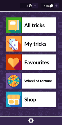 Screenshot of the application A guide to tricks - #2