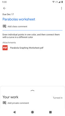 Screenshot of the application Google Classroom - #6