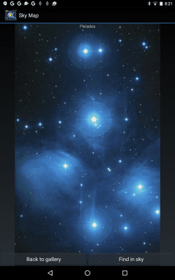 Screenshot of the application Sky Map - #8