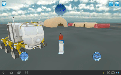 Screenshot of the application NASA Desert RATS Virtual Site - #3