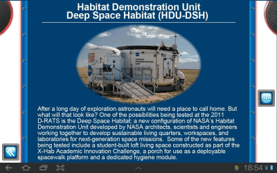 Screenshot of the application NASA Desert RATS Virtual Site - #4