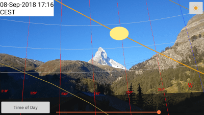 Screenshot of the application Sun Locator Lite - #4