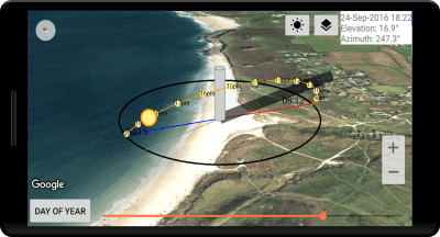 Screenshot of the application Sun Locator Lite - #5