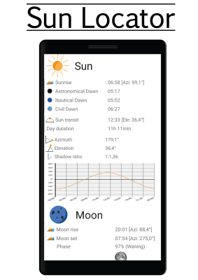 Screenshot of the application Sun Locator Lite - #6