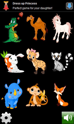 Screenshot of the application Animal World - #5