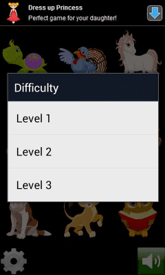 Screenshot of the application Animal World - #8